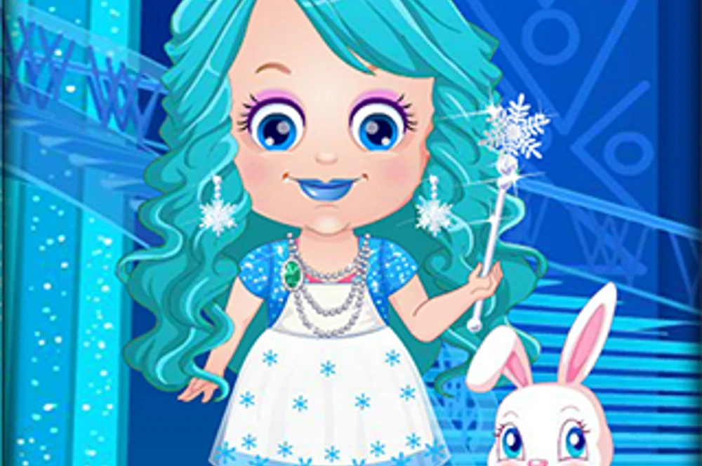 Baby Hazel Ice Princess Dressup