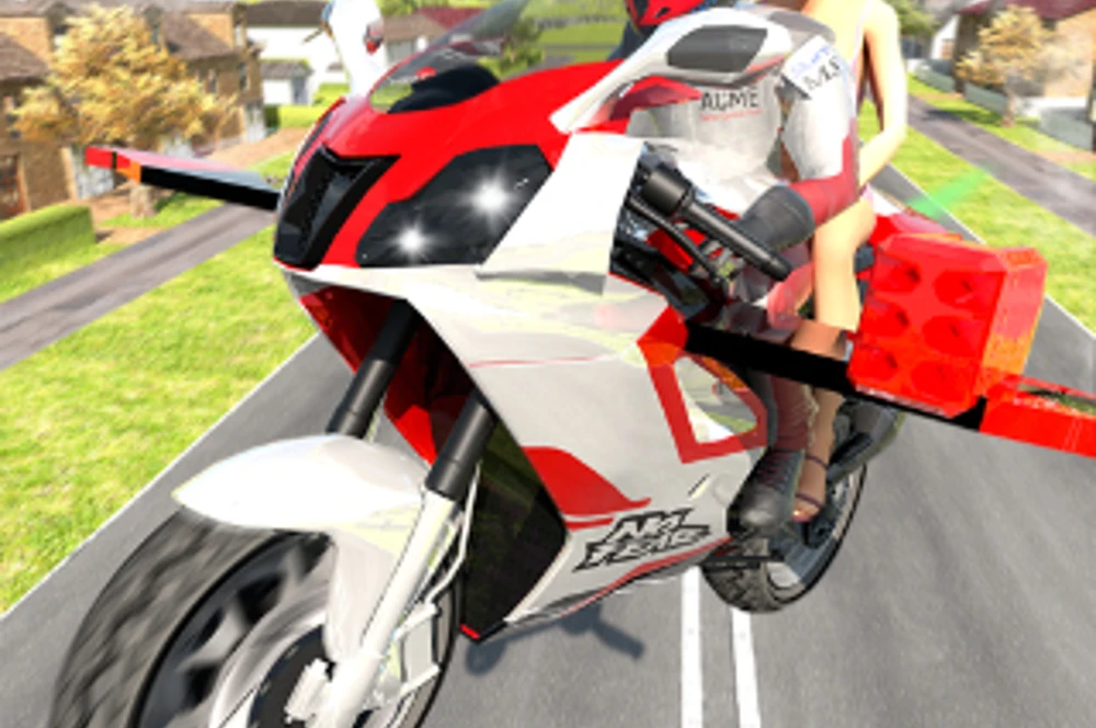Flying Motorbike Driving Simulator