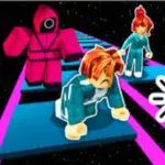 Obby Glass Bridge Squid Game