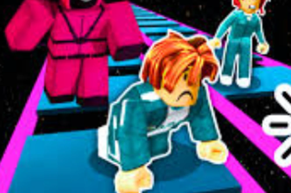 Obby Glass Bridge Squid Game