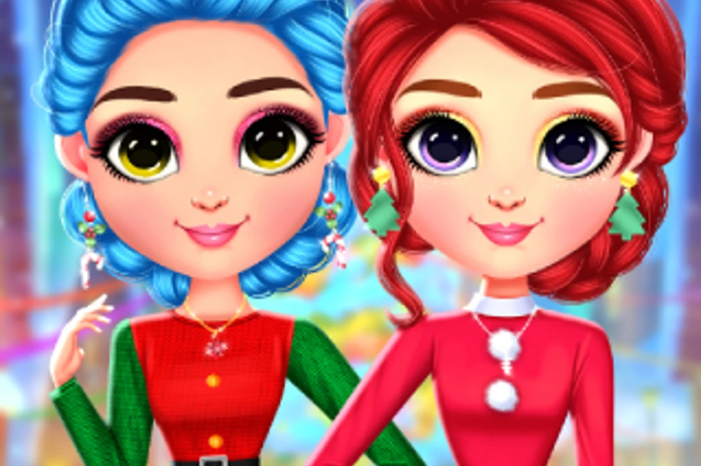 Rainbow Girls Christmas Outfits