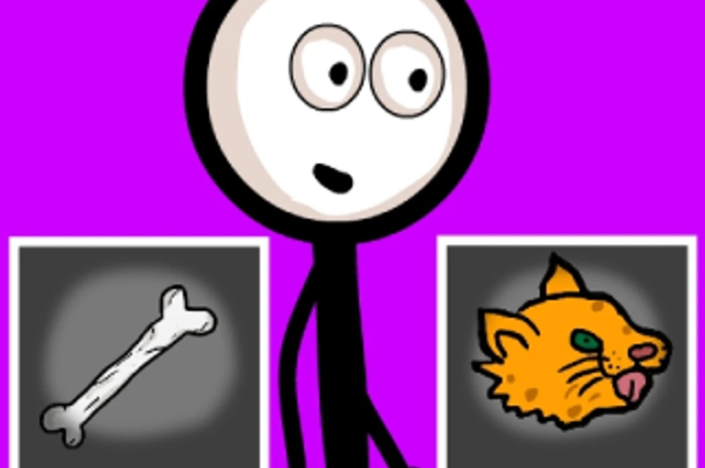 Stickman Choosing Actions