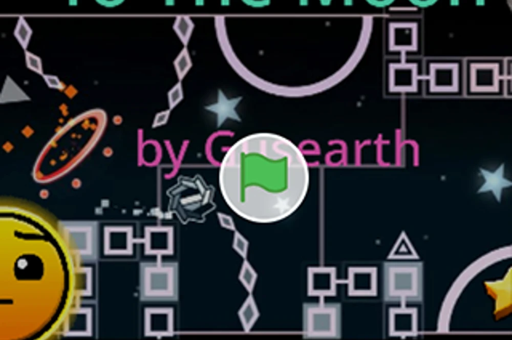 Geometry Dash To The Moon